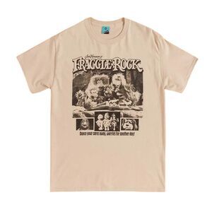 Fraggle Rock Unisex Adult Photo Book T-Shirt / Stone